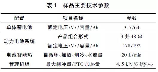 中通客车液冷电池系统高寒保温与加热试验