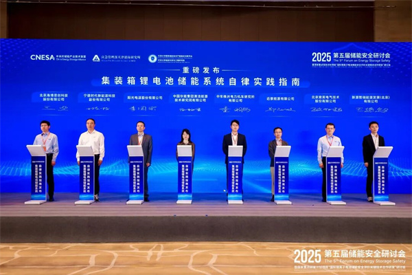 储能行业《自律实践指南》重磅发布!行业首部储能系统安全底线自律实践规范